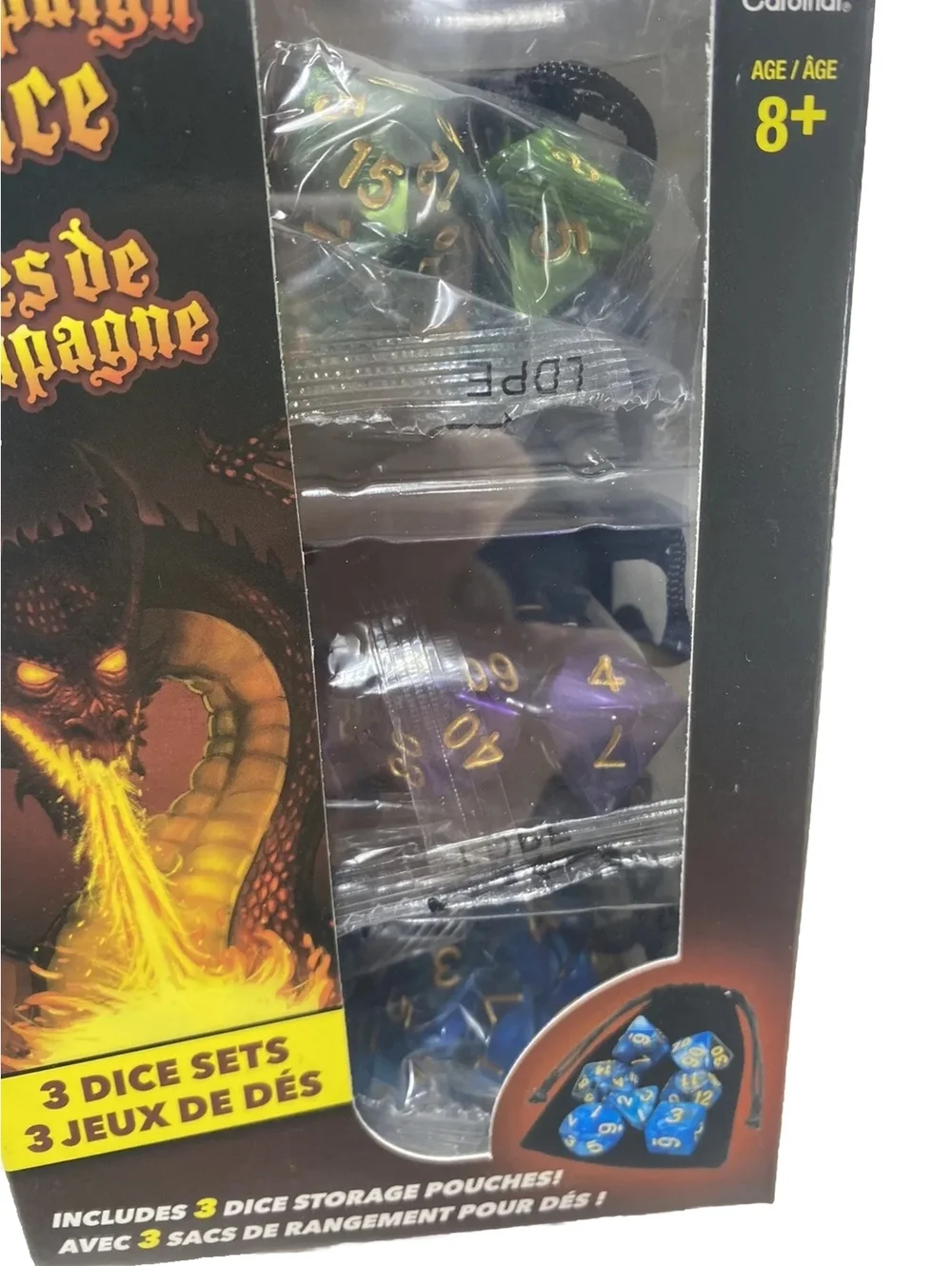 Campaign 3 Dice Sets - 21 Dice - Roleplaying and  Board games - Brand New